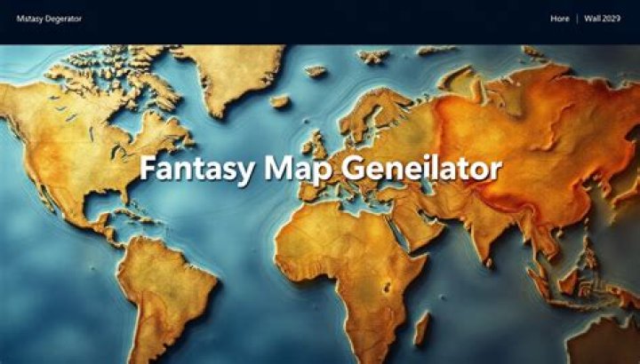 Who is the creator of the fantasy map generator?