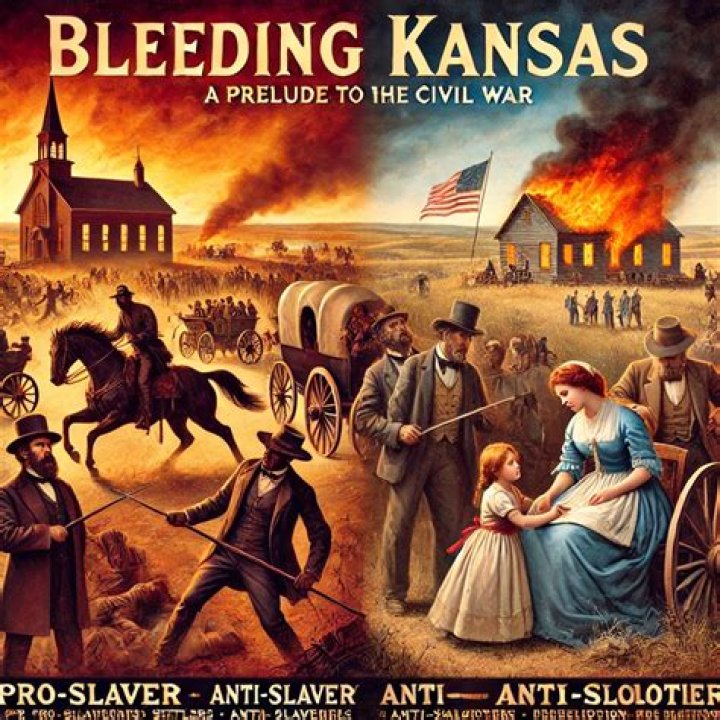 Who were the main people involved in Bleeding Kansas