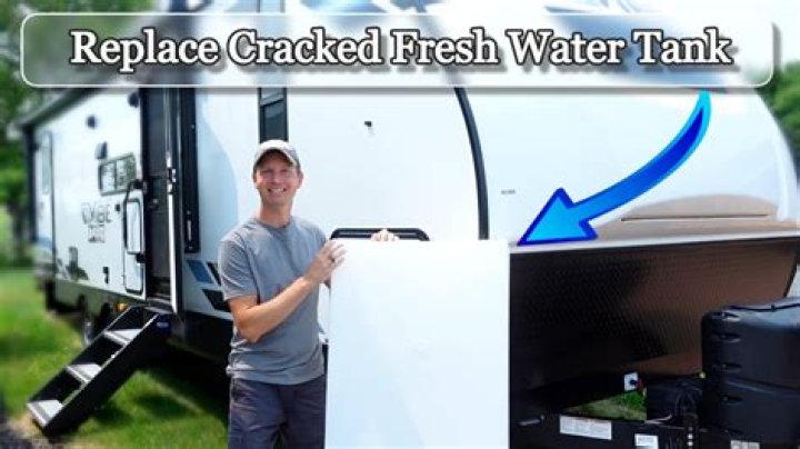 Why did my RV fresh water tank fall out?