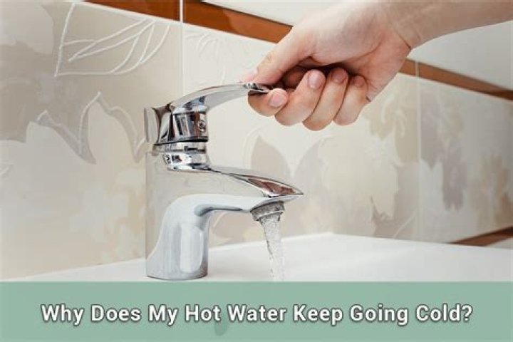 Why does hot water stop flowing after a while?