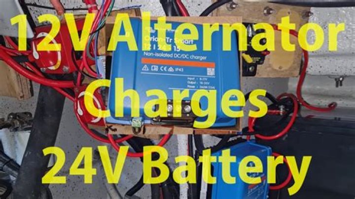 Why does my alternator not charge house batteries?