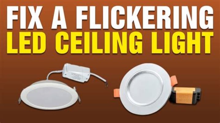 Why does my ceiling light flicker when off?