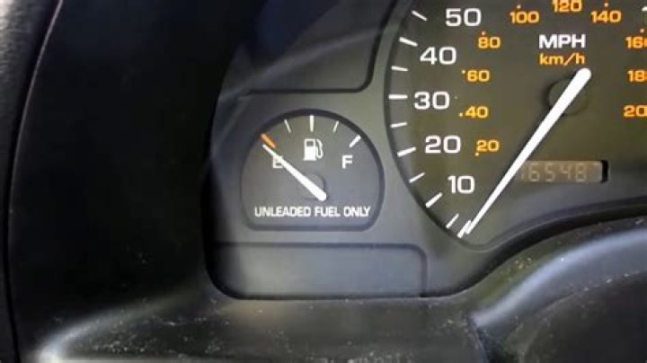 Why does my gas gauge read empty?