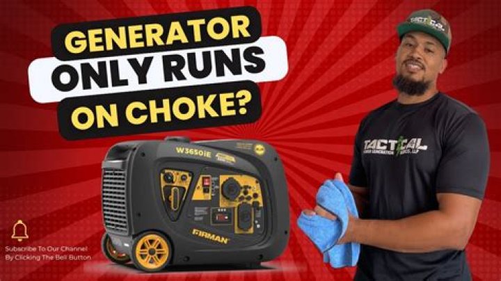 Why does my generator keep cutting out?