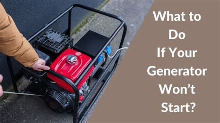 Why does my generator stop running after a while?