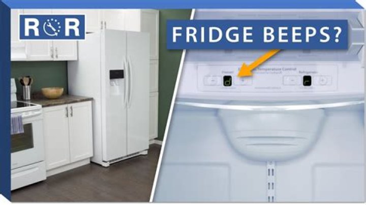 Why does my RV refrigerator beep?