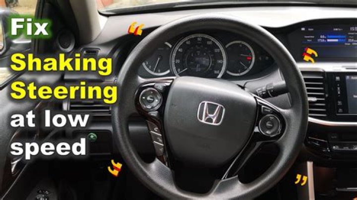 Why does my steering wheel shakes at 100km?