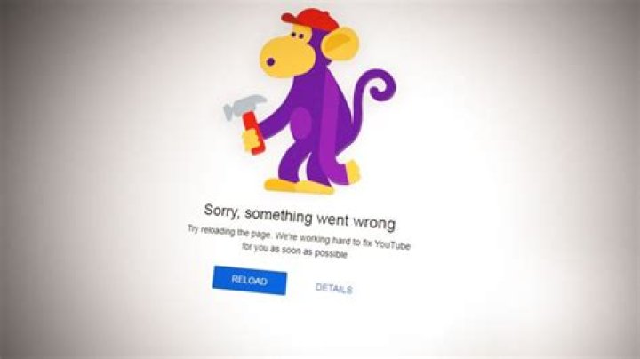 Why does my YouTube keep saying something went wrong