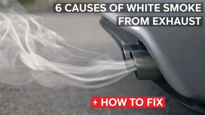 Why does white smoke come out of oil?
