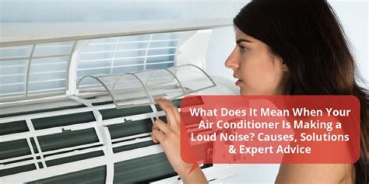 Why is my air conditioner making a loud vibrating noise?