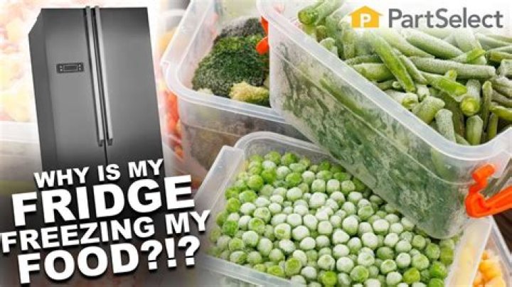 Why is my fridge freezing food at the bottom?