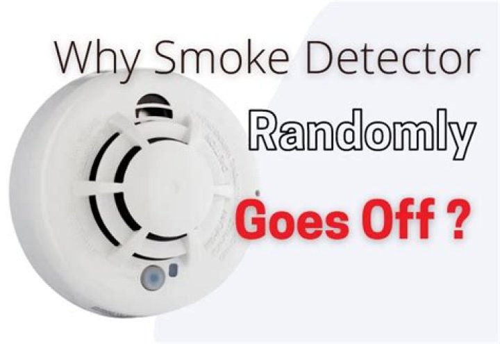 Why is my smoke detector going off randomly?