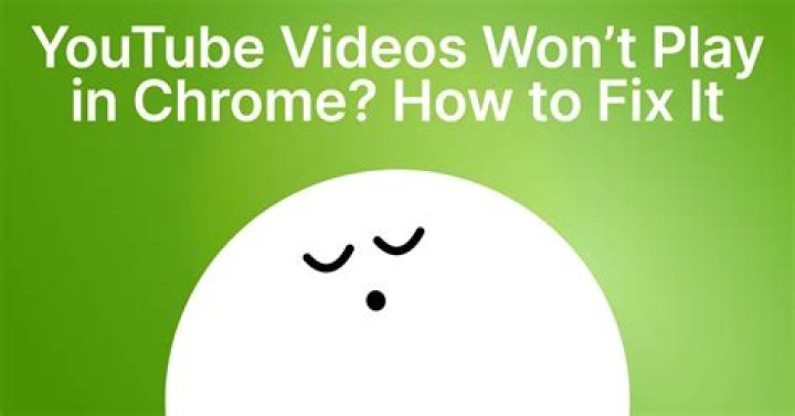 Youtube videos won t play